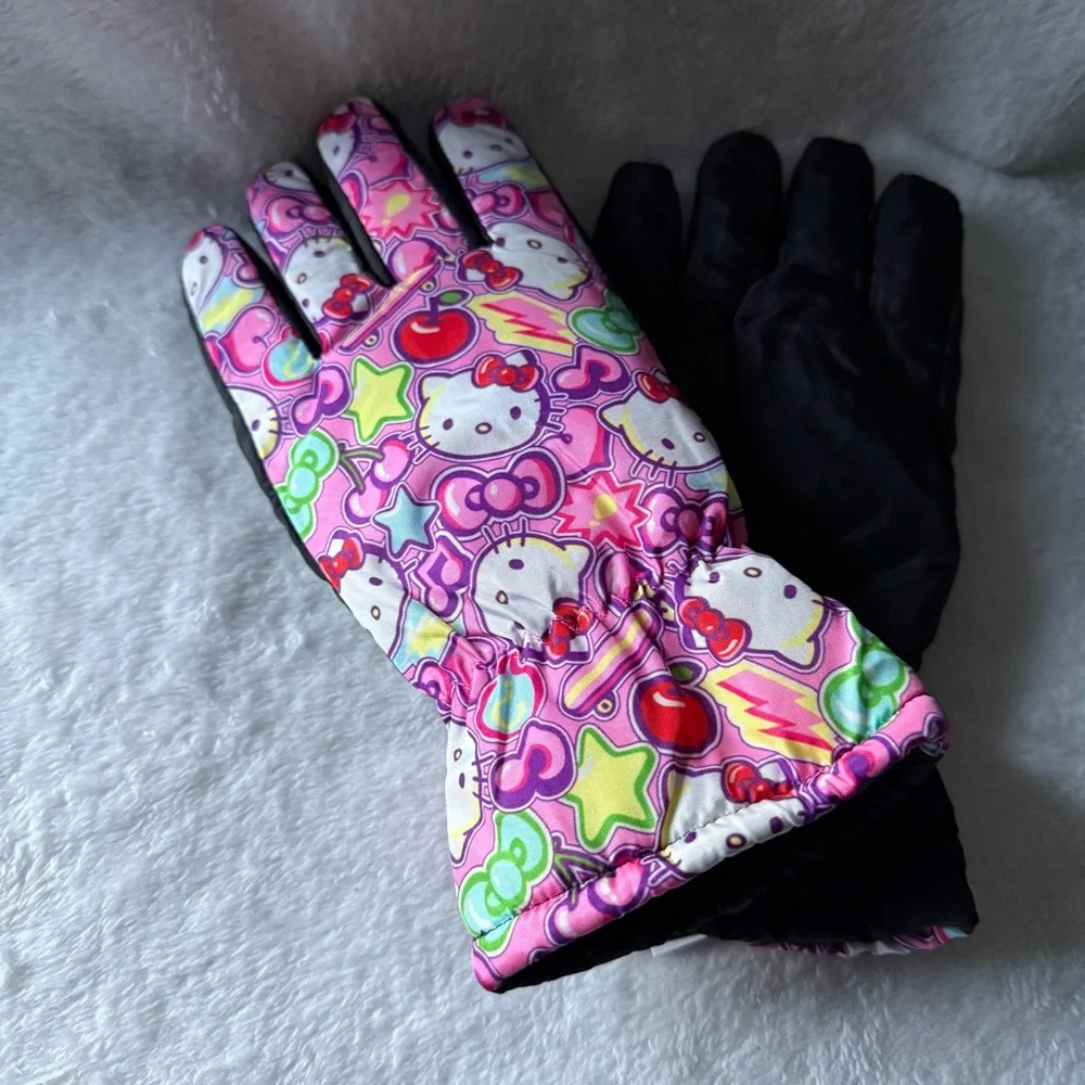 Hello‎ Kitty Colorful Kids Gloves Girls Size L-XL New